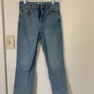 topshop straight jeans